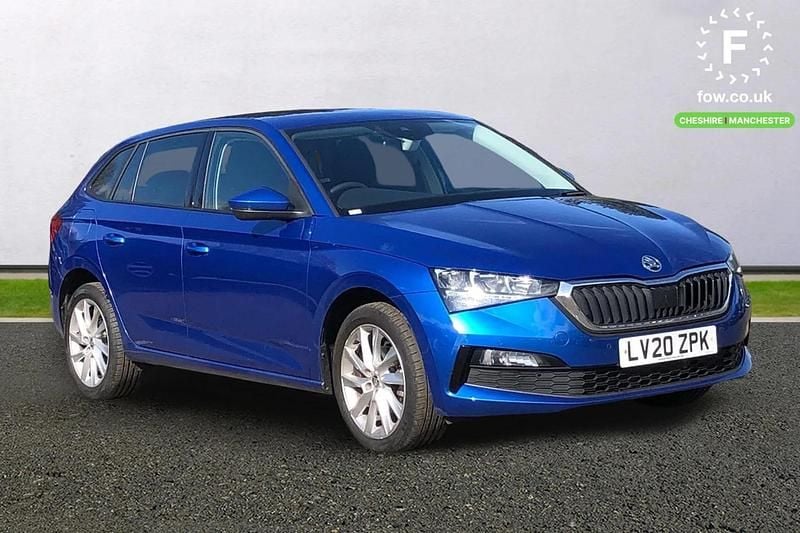 Used Skoda Scala SE L 116 HP (85 kW) 2020 Blue Hatchback