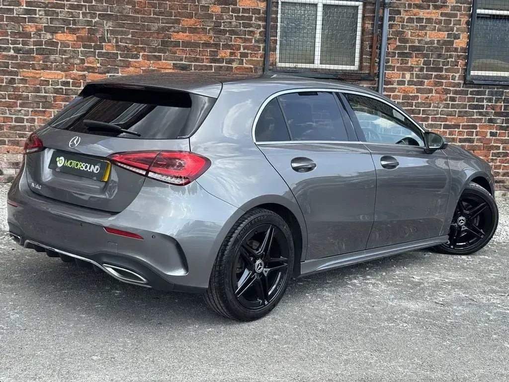 Used Mercedes A180 AMG line 136 HP (100 kW) 2021 Grey Hatchback