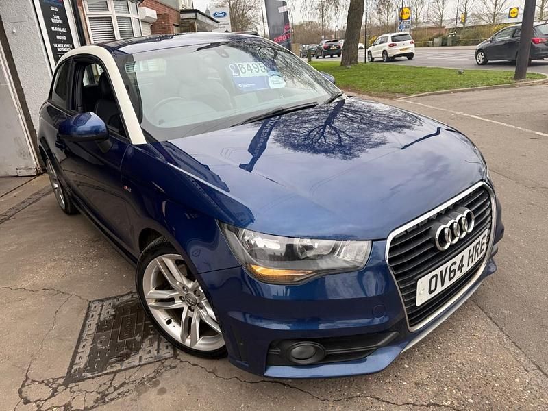 Used Audi A1 S-Line 143 HP (105 kW) 2014 Blue Hatchback