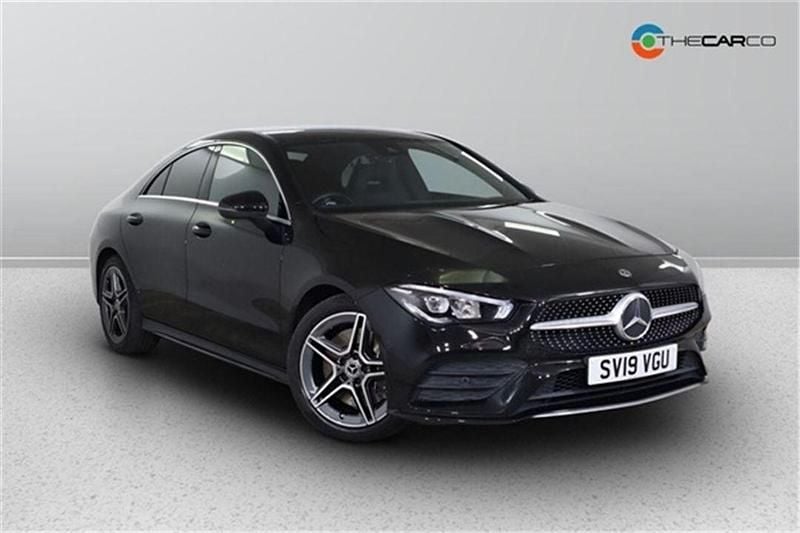 Black Used 2019 Mercedes CLA220 AMG line Sedan | £21,675 (Good price) - Image 1/1