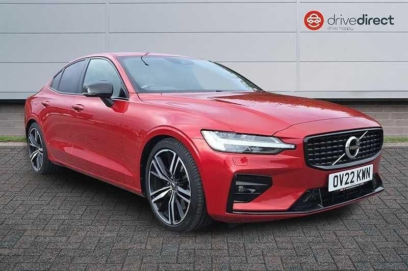 Red Used 2022 Volvo S60 R-Design Sedan | £21,200 (Fair price) - Image 1/4