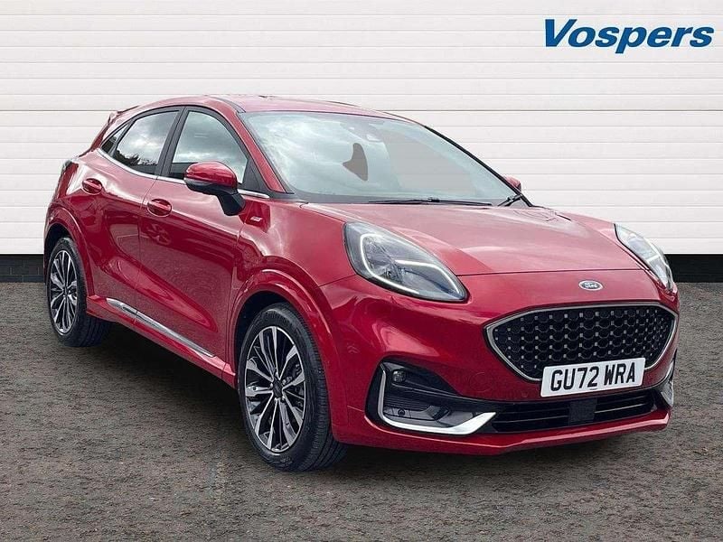 Red Used 2022 Ford Puma ST-Line SUV | £20,000 (Fair price) - Image 1/3