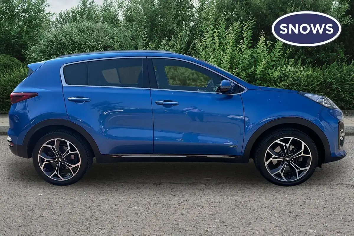 Used Kia Sportage GT-Line 180 HP (132 kW) 2021 Blue SUV