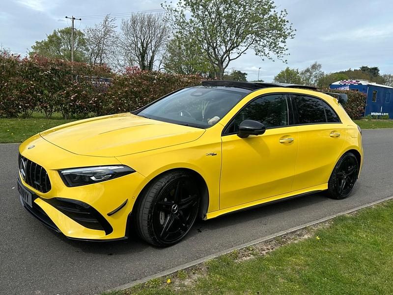 Used Mercedes A35 AMG Premium Plus 2023 Yellow Hatchback