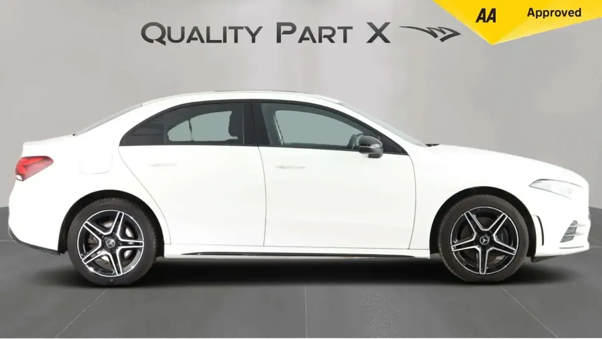 Used Mercedes A250 AMG line 2022 White Sedan