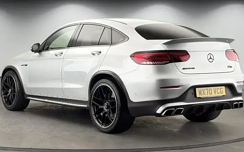 Used Mercedes GLC63 AMG Premium Plus 476 HP (350 kW) 2019 Iridium silver Coupe