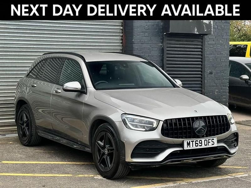 Silver Used 2019 Mercedes GLC220 AMG line SUV | £19,695 (Fair price) - Image 1/3