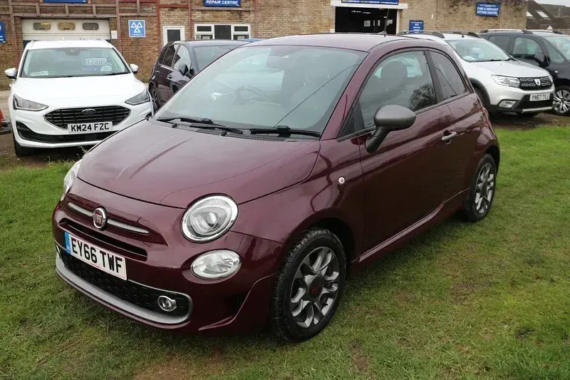 Used Fiat 500S S 2016 Red Hatchback