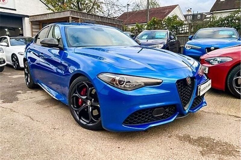 Blue Used 2020 Alfa Romeo Giulia Ti Sedan | £26,995 (Expensive) - Image 1/4