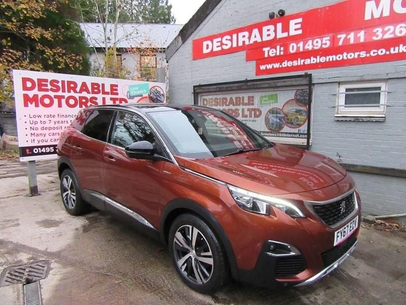 Bronze Used 2017 Peugeot 3008 GT-line Hatchback | £10,995 (Good price) - Image 1/4