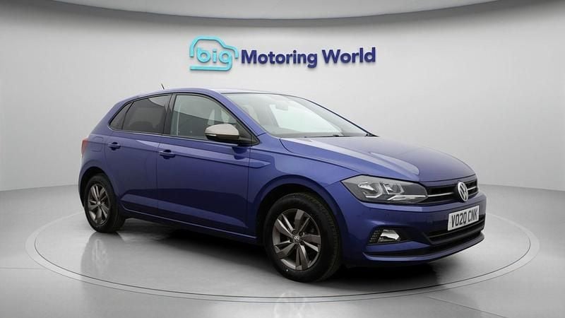 Used VW Polo Match 95 HP (69 kW) 2020 Blue Hatchback