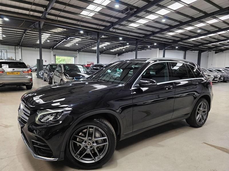 Black Used 2017 Mercedes GLC250 AMG line Estate | £16,440 (Good price) - Image 1/4