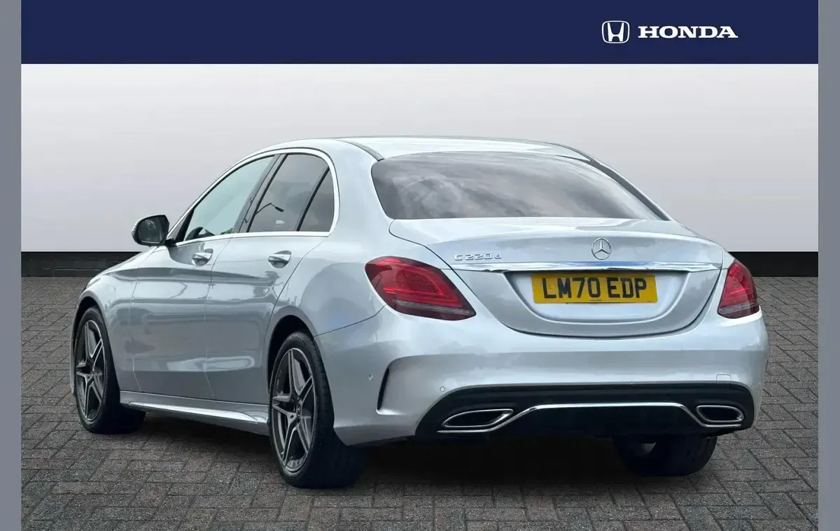 Used Mercedes C220 AMG Line Premium 191 HP (140 kW) 2020 Silver Sedan