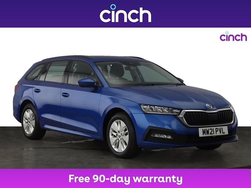 Blue Used 2021 Skoda Octavia SE Technology Estate | £13,249 (Good price) - Image 1/3