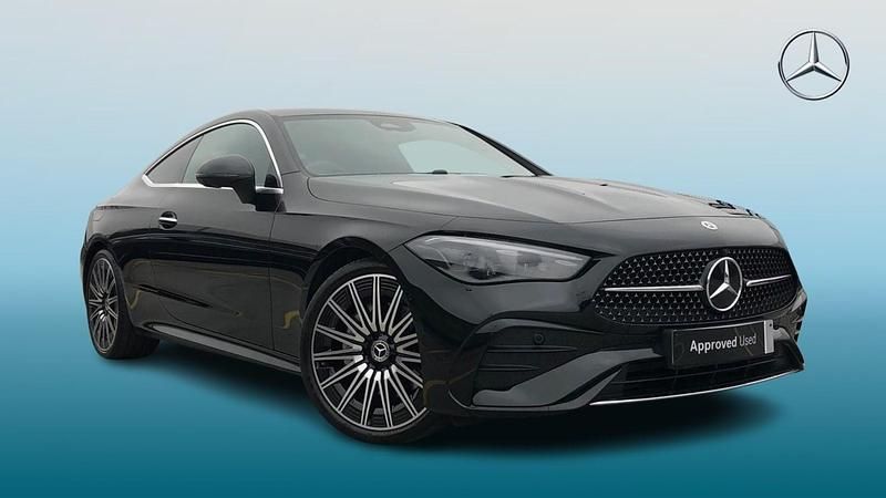 Black Used 2025 Mercedes CLE300 AMG Line Premium Plus Coupe | £49,995 (Fair price) - Image 1/4