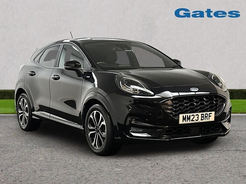 Black Used 2023 Ford Puma ST-Line Hatchback | £16,799 (Fair price) - Image 1/4