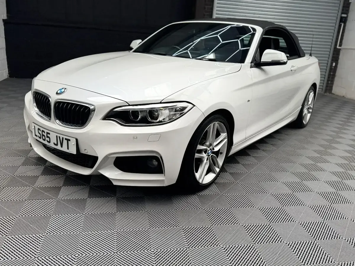 Used BMW 220 M Sport 2015 White Cabriolet