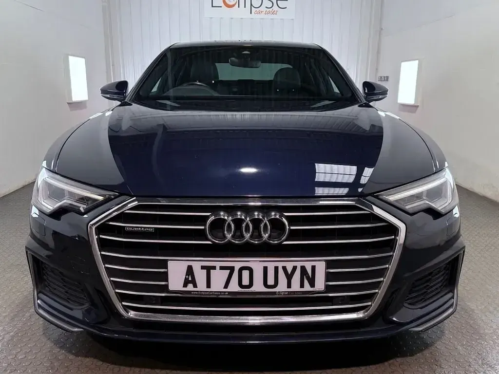 Usado Audi A6 S-Line 286 CV (210 kW) 2020 Azul Berlina