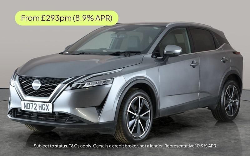Grey Used 2022 Nissan Qashqai Tekna SUV | £18,986 (A bit pricey) - Image 1/3