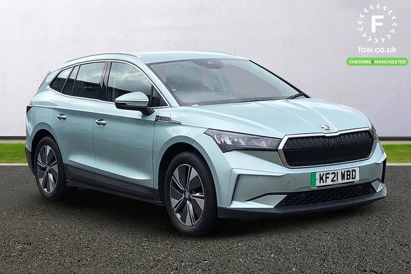Silver Used 2021 Skoda Enyaq iV ecoSuite SUV | £17,299 (Fair price) - Image 1/3
