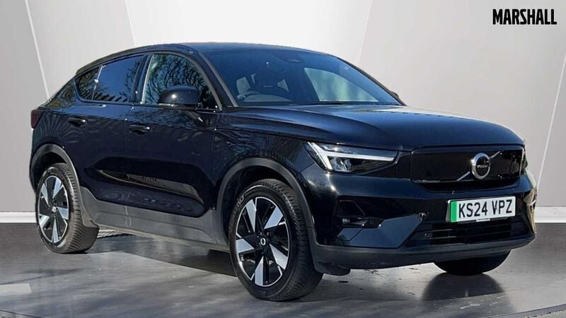 Black Used 2024 Volvo EC40 Plus SUV | £32,167 (Good price) - Image 1/3