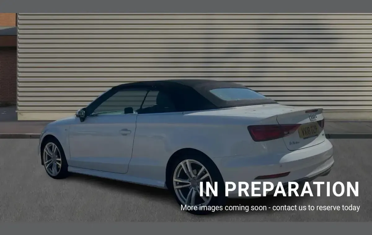 Usado Audi A3 Cabriolet S-Line 150 HP (110 kW) 2018 Branco Cabrios