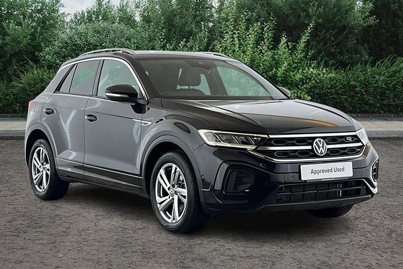 Black Used 2025 VW T-Roc R-line SUV | £28,490 (Fair price) - Image 1/4