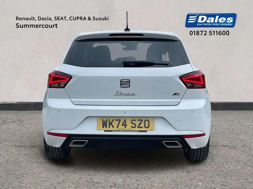 Used Seat Ibiza FR 113 HP (83 kW) 2024 White Hatchback