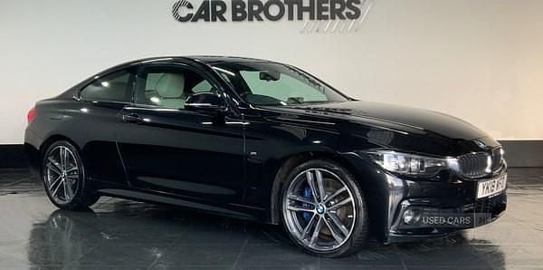 Black Used 2018 BMW 430 M Sport Coupe | £15,495 (Fair price) - Image 1/4