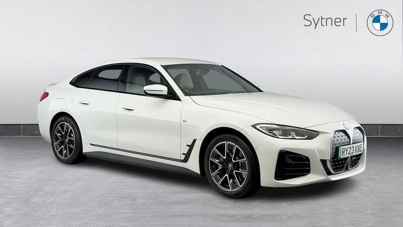 White Used 2023 BMW i4 M Sport Sedan | £34,000 (Super price) - Image 1/4
