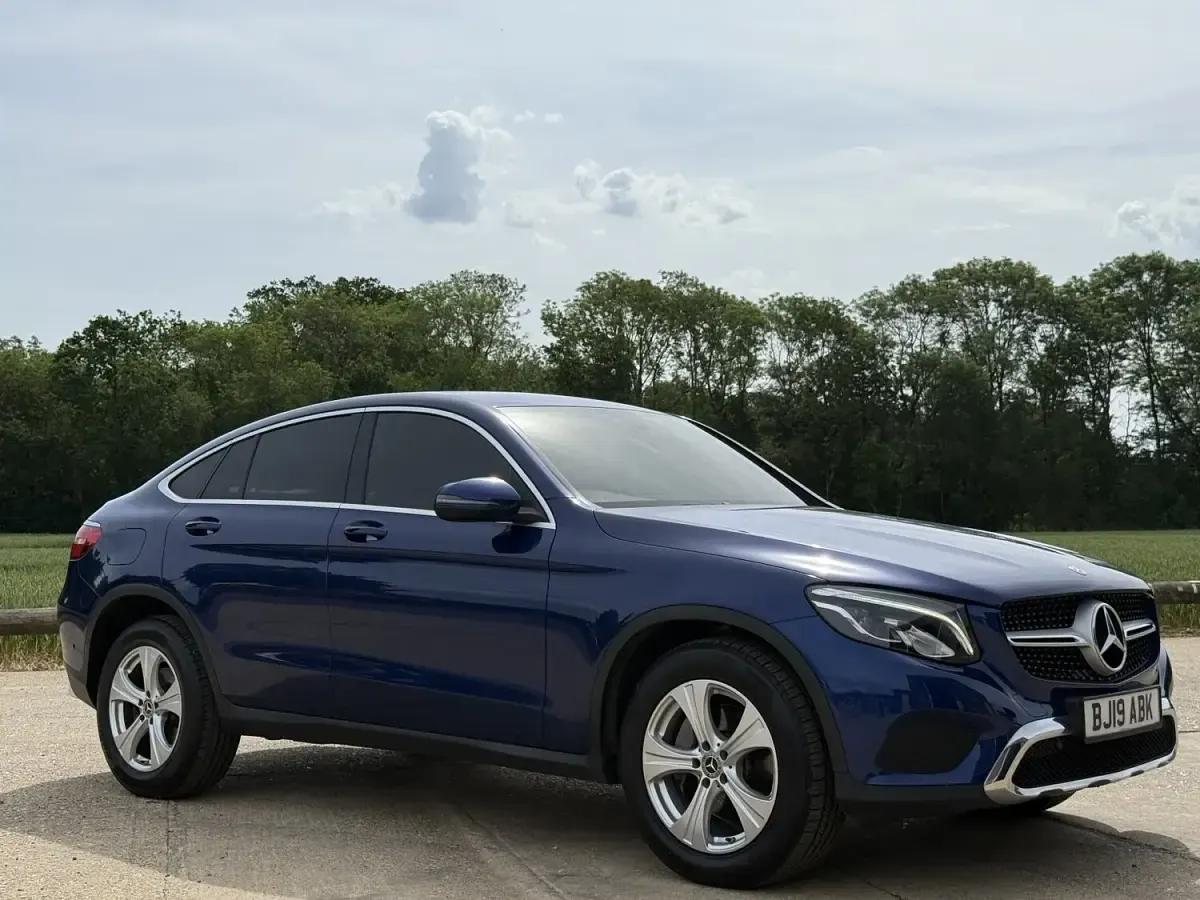Used Mercedes GLC220 2019 Blue Coupe
