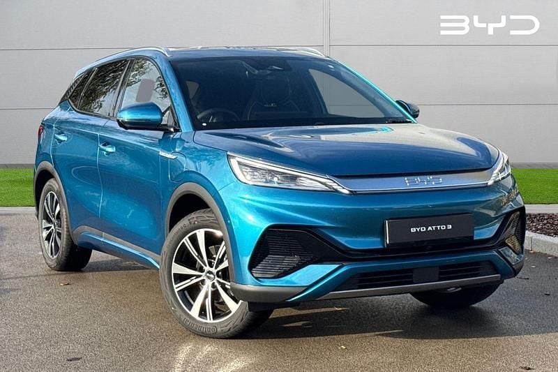 Blue New 2025 BYD Atto 3 Design SUV | £31,490 (Super price) - Image 1/4