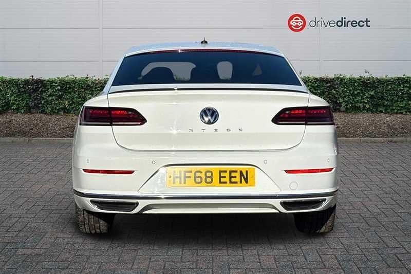 Used VW Arteon R-line 150 HP (110 kW) 2018 White Hatchback