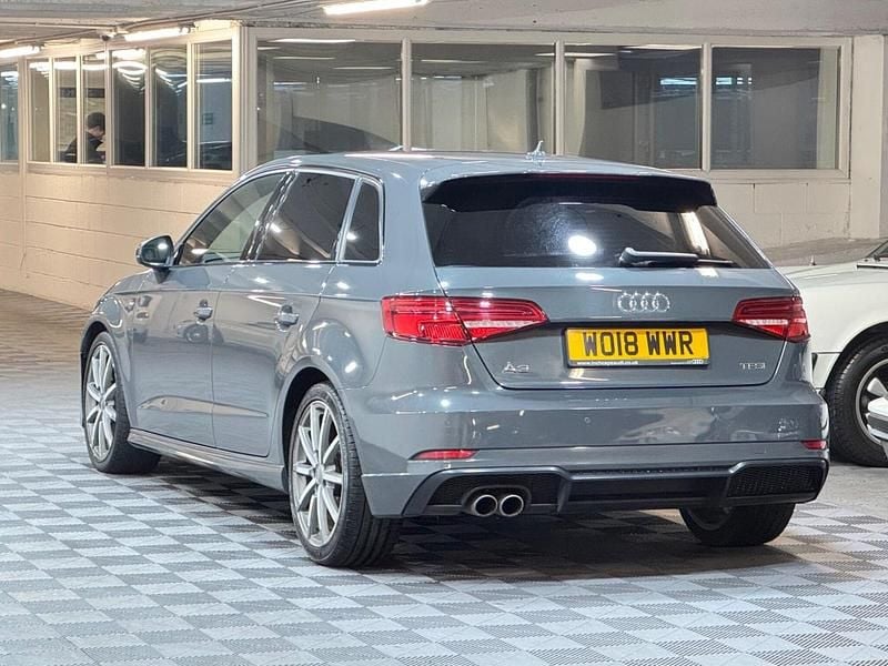 Used Audi A3 Black Edition 2018 Grey Sedan