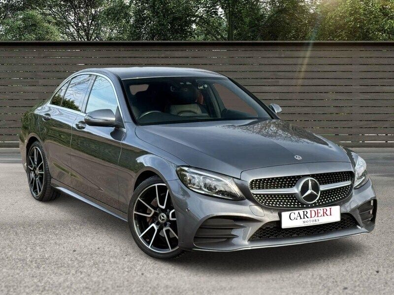 Grey Used 2019 Mercedes C200 AMG line Sedan | £19,995 (Fair price) - Image 1/4
