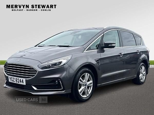 Begagnad Ford S-MAX Titanium 190 HK (139 kW) 2023 Grå Minibuss