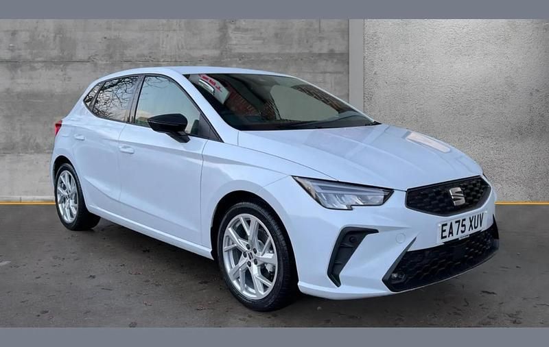 Metallic glacial white New 2025 Seat Ibiza FR First Edition Hatchback | £24,990 (Expensive) - Image 1/4