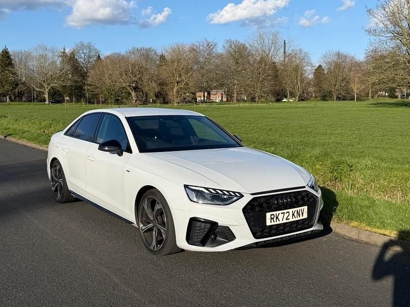 Used Audi A4 Black Edition 2022 White Sedan