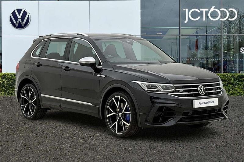 Black Used 2021 VW Tiguan R SUV | £30,510 (Good price) - Image 1/4