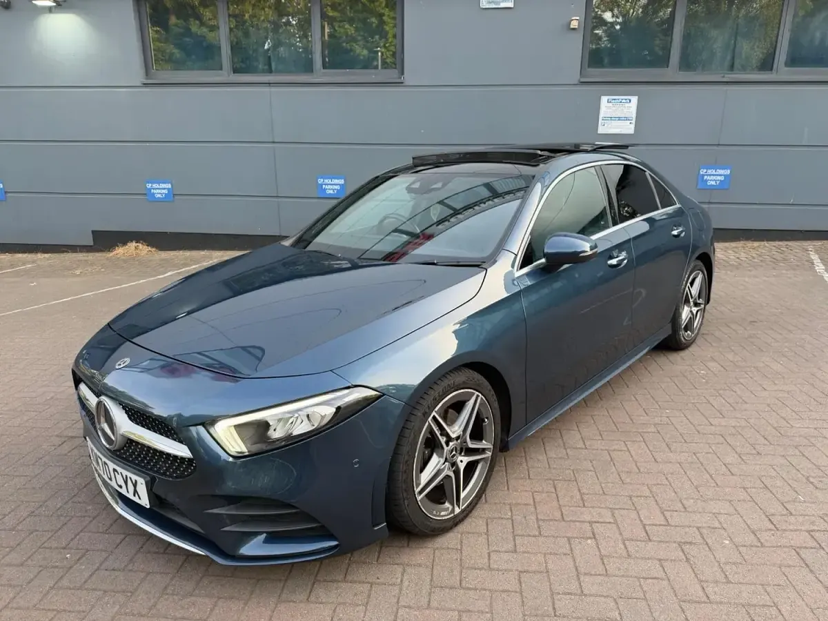 Used Mercedes A200 AMG Line Premium Plus 2020 Blue Sedan