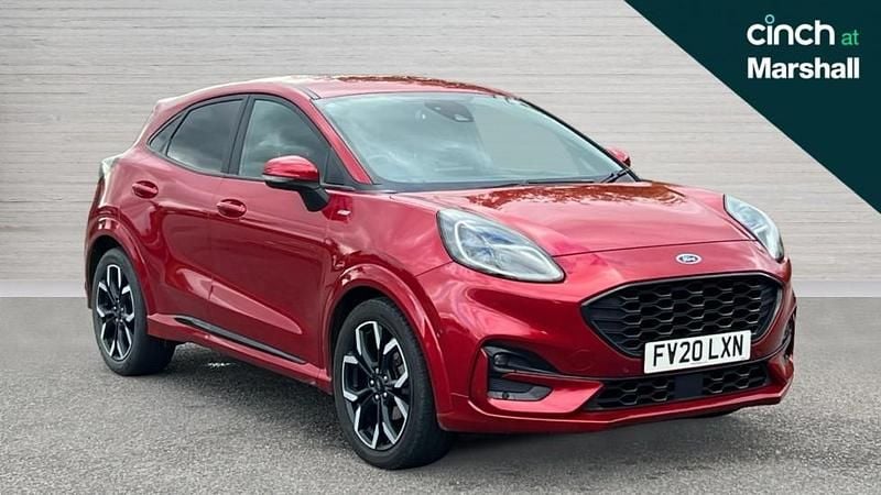 Red Used 2020 Ford Puma ST-Line X SUV | £11,860 (Fair price) - Image 1/4