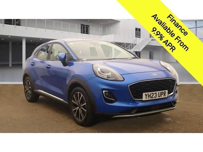 Desert island blue (exclusive paint) Used 2023 Ford Puma Titanium SUV | £14,795 (Good price) - Image 1/3