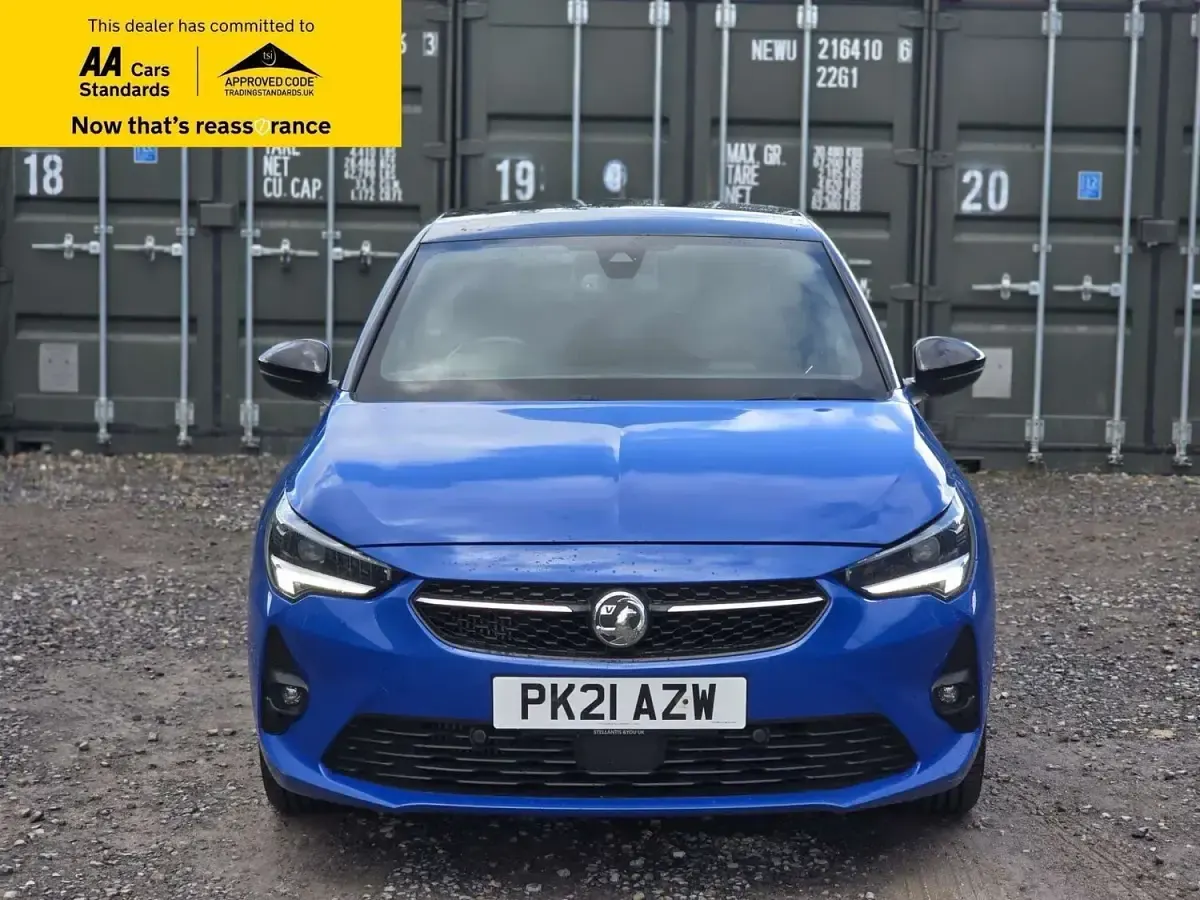 Used Vauxhall Corsa Ultimate 130 HP (95 kW) 2021 Blue Hatchback