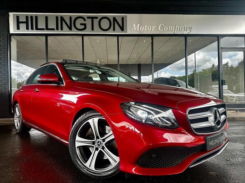 Red Used 2017 Mercedes E220 Premium Sedan | £15,595 (Fair price) - Image 1/4