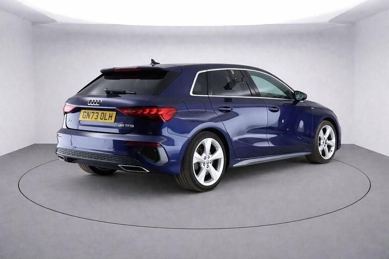 Used Audi A3 S-Line 2024 Blue Hatchback