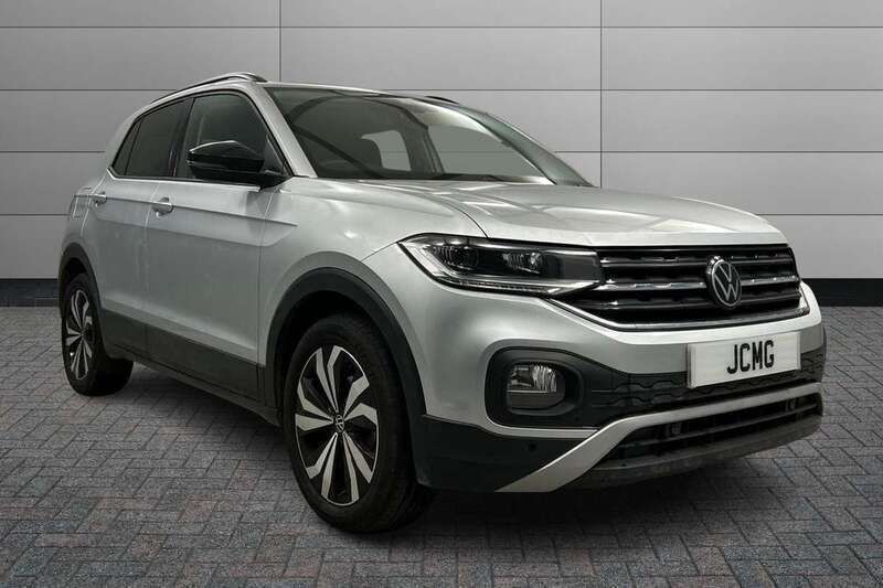 Silver Used 2023 VW T-Cross Black Edition SUV | £16,500 (Good price) - Image 1/4