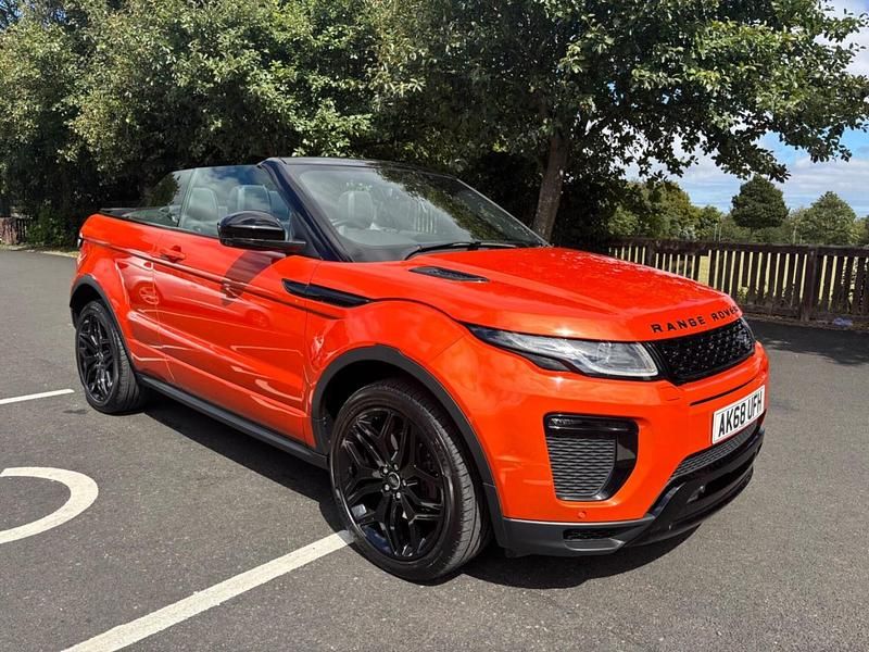 Orange Used 2018 Land Rover Range Rover evoque HSE Dynamic Cabriolet | £17,995 (A bit pricey) - Image 1/4