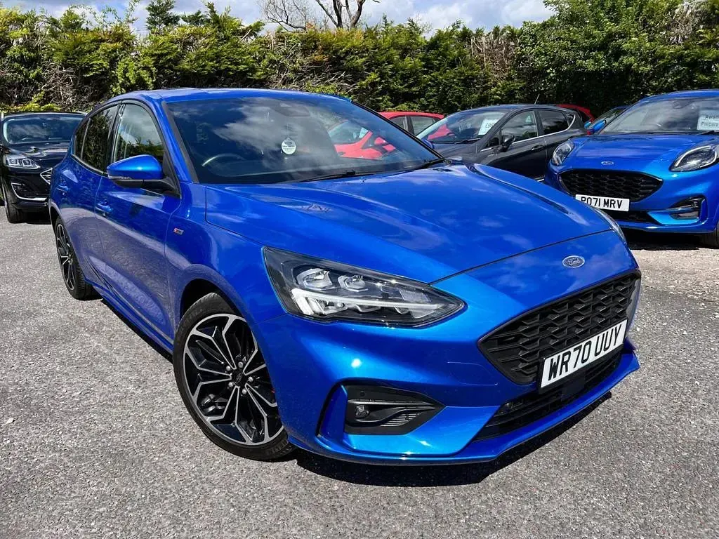 Used Ford Focus ST-Line X 155 HP (114 kW) 2020 Blue Hatchback