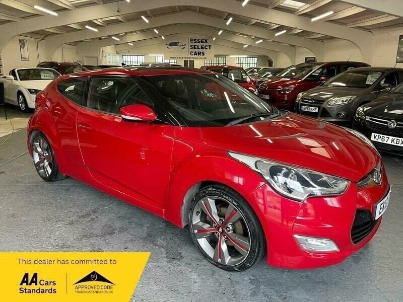 Red Used 2012 Hyundai Veloster Sport Hatchback | £4,200 (Good price) - Image 1/4
