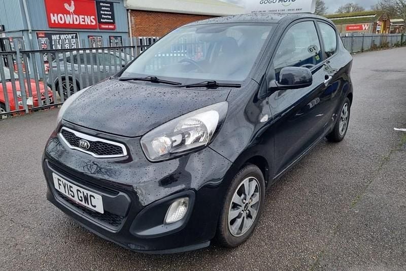 Used Kia Picanto 68 HP (50 kW) 2015 Black Hatchback